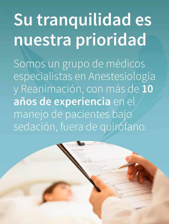 Sedacion anestesia en Bogota